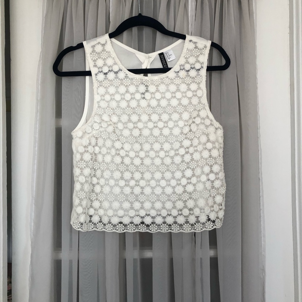 Floral Threaded Top